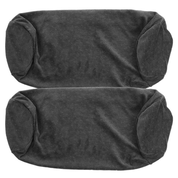 LYTMENT 2pcs Neck Roll Pillow Cover with Zipper Soft Cylindrical Pillow Cover for Bedroom and Living Room for Sofa Zippered Decorative
