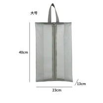 LYTMENT 2pcs Travel Shoe Bags Breathable Mesh Storage Pouches With Handle For Keeping Shoes Separate And Clean In Luggage For Men And Women