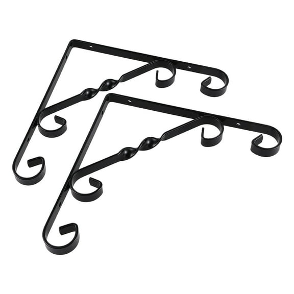 WEUVEB Durable Iron Plant Stand 2Pcs Versatile Use for Indoor and Outdoor Gardens