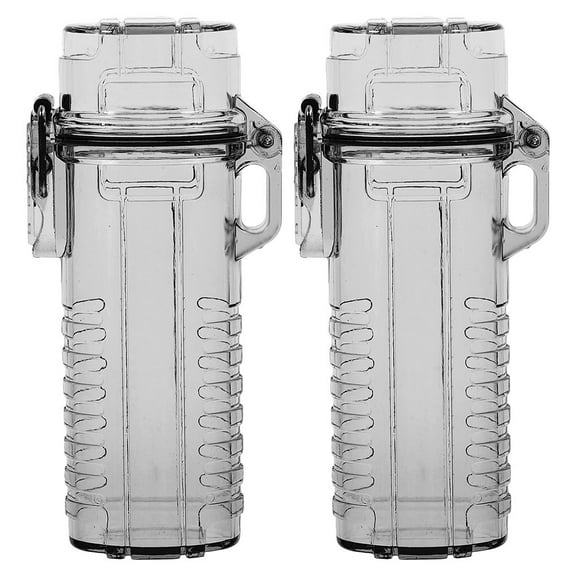 LYTMENT 2pcs Waterproof Lighter Cover Holder Lighter Protective Case Sleeve for Outdoor Camping