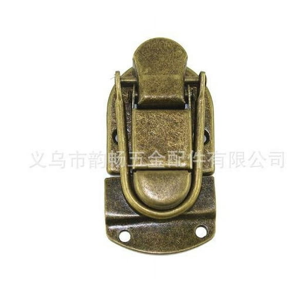 WEUVEB Vintage Style Coffee Zinc Alloy Box Latch Set, Secure and Stylish 2 Pieces for Decorative and Functional Use