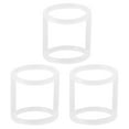 thumbnail image 1 of WEUVEB Ice Cream Machine Seal Rings, White, Multipurpose, Easy to Replace, 3Pcs, 1 of 9