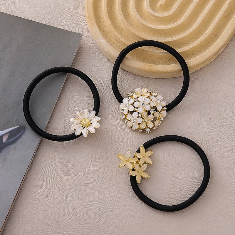 Hairtie, Rhinestone Hair accessory,elasticband Amazon.com : 12 Pcs Rhinestone Ball Hair Ties Ropes Elastic  main image 3