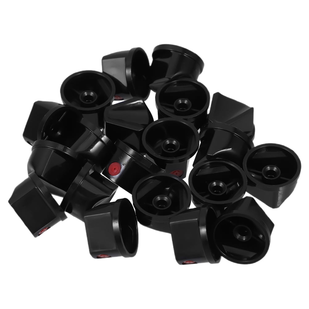 WEUVEB Lytment 40Pcs Black ABS Nozzles, Universal Compatibility, Even