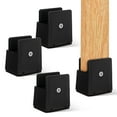thumbnail image 1 of WEUVEB 4Pcs Adjustable Metal Furniture Risers with Screw Clamp for Table Bed Sofa Cabinet, 1 of 9