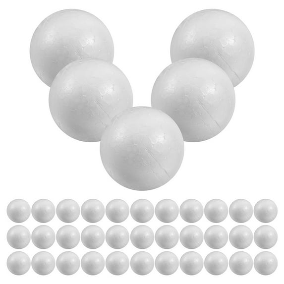 WEUVEB Foam Balls White 50Pcs 2.0In