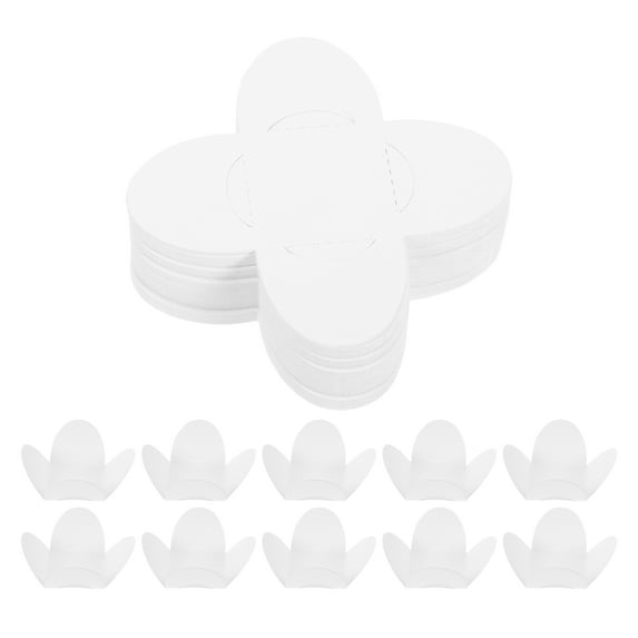 WEUVEB Cookie Liners Dessert Cups White 50pcs Elegant Packaging