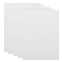 WEUVEB White Aluminum Sublimation Blanks for Photos and Signs 5Pcs