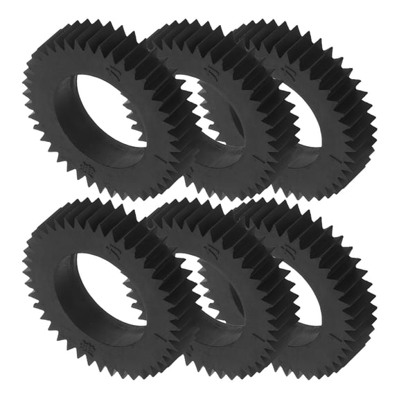 WEUVEB Money Counting Machine Part Black Plastic Reliable Performance 6Pcs