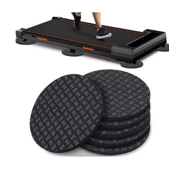 WEUVEB 6Pcs Noise Absorbing Floor Mat for Treadmill with Shock Absorption Feature