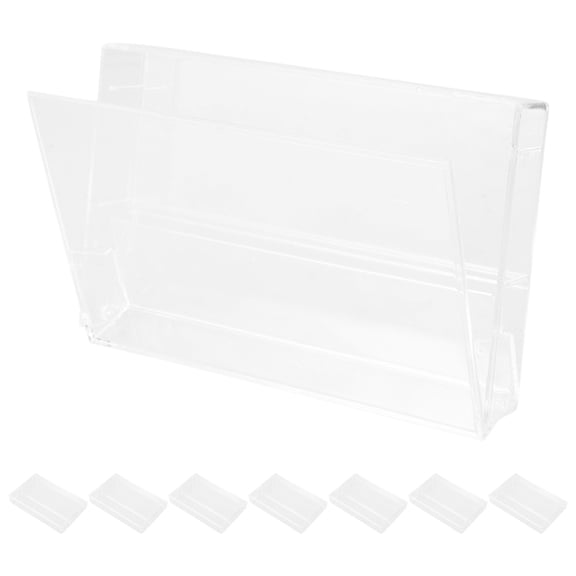 WEUVEB PP Cassette Holder Transparent Multifunctional Home Storage 8Pcs