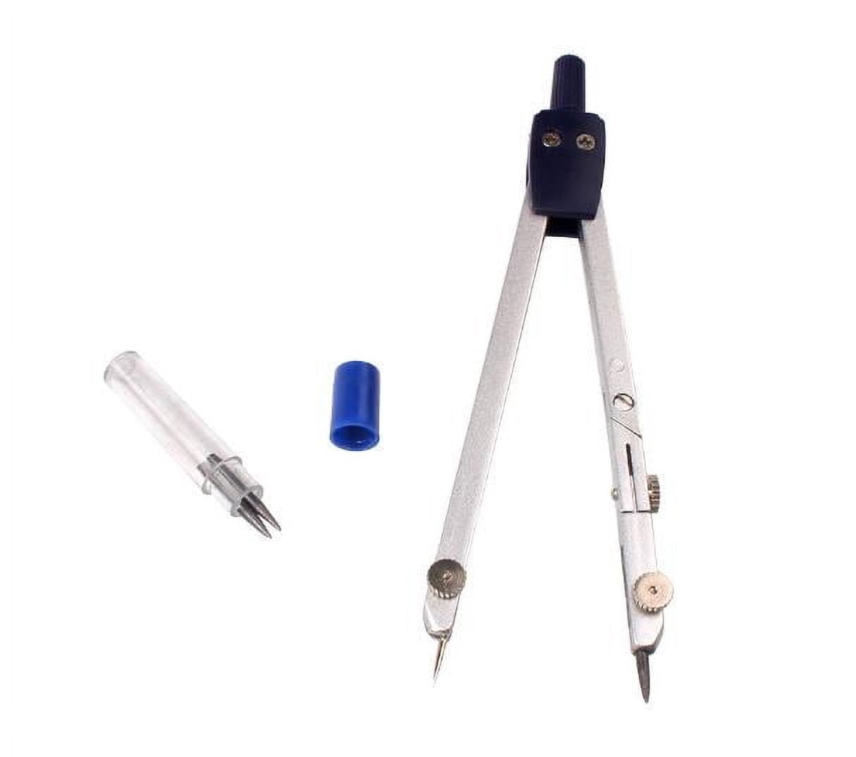 Lockable Compass WEUVEB Adjustable Lockable Compass Set for Students, Zinc Alloy Drawing ...
