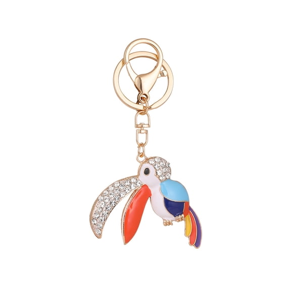 WEUVEB Toucan Keychain Multi 1Pack Fashionable Design