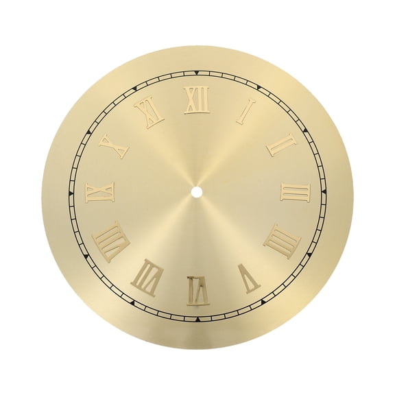 WEUVEB Vintage Round Metal Wall Clock for Home Decor, Retro Style Decorative Clock for Living Room and Office