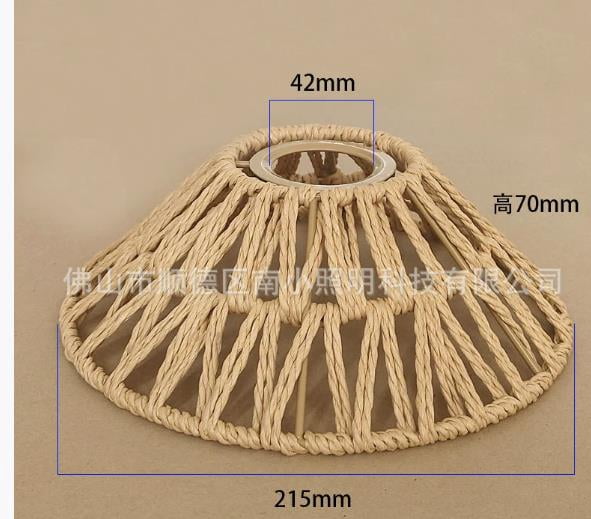 LYTMENT Decorative Woven Rope Lamp Shade: Umbrella Shape Iron Lampshade ...