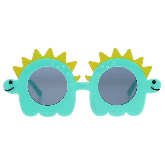 WEUVEB Dinosaur Cartoon Glasses Green 1Set 6.2X5.5X2.7In