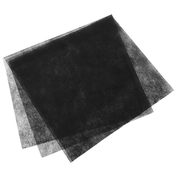 WEUVEB Fusible Interfacing Black 1Set 44.1x39.4x0.004In