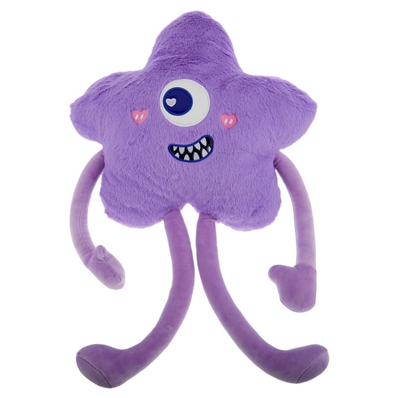 WEUVEB Decorative Living Room Pillow Monster Car Pillow Plush Purple 1Pack for Home Decor