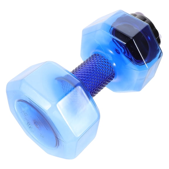 WEUVEB Weight Water Bottle Dumbbell Water Bottle Sky-Blue Pet 1Pcs