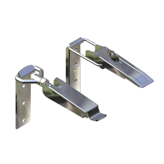 WEUVEB Heavy Duty Truck Tool Box Toggle Latch with Galvanized Metal Buckle Clip for Secure Storage