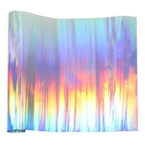 WEUVEB Holographic Window Film Multicolor Shine Pet PVC for Decor