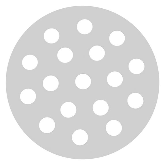 WEUVEB Cast Iron BBQ Plate Grill Replacement Silver 1Pcs