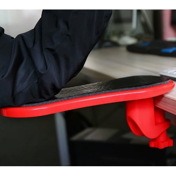 WEUVEB Comfortable Red Wrist Cushion for Mouse with Non Slip Design