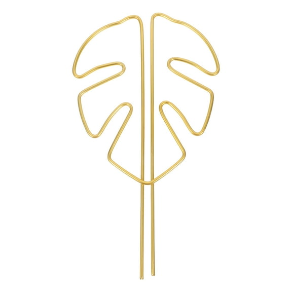 WEUVEB Golden Monstera Shaped Plant Growth Support, Lightweight and Durable