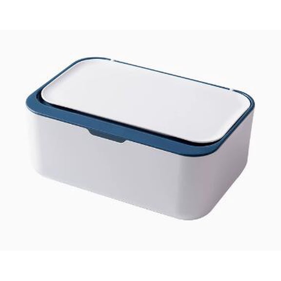 WEUVEB Elegant Blue Tissue Box with Lid for Home and Office