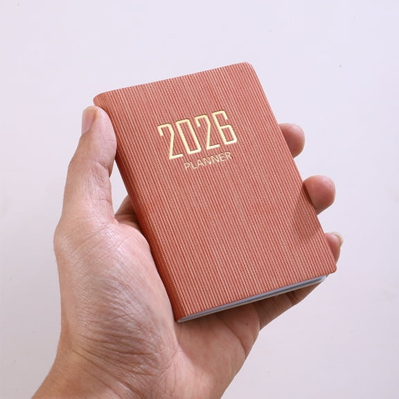 WEUVEB convenient daily planner Simple Weekly Planner Pink 1Pack