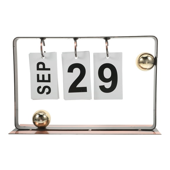 WEUVEB Standing Office Calendar Daily Schedule Calendar Iron 1Pack
