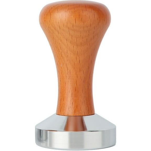 WEUVEB Wooden Handle Espresso Tamper Durable 304 Stainless Steel for Kitchen Coffee Accessories