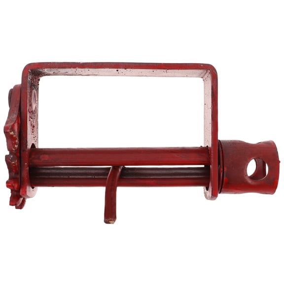 WEUVEB Steel Manual Truck Rope Tensioner Red Wire Rope Tightener for Secure Cargo Fastening