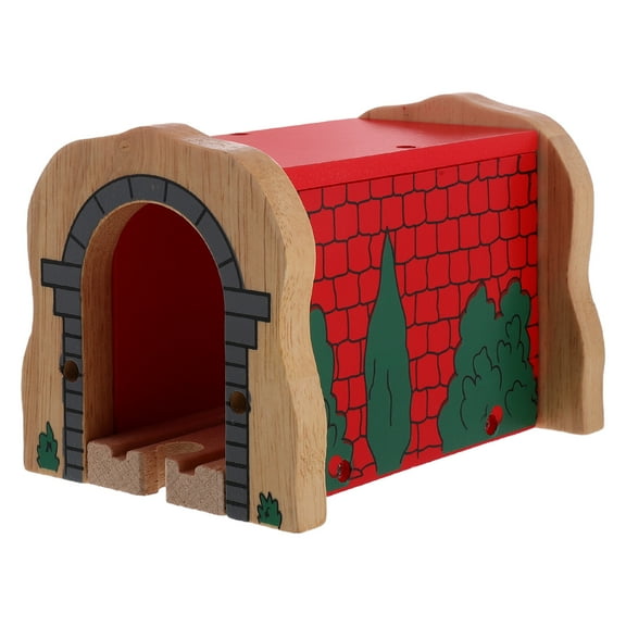 WEUVEB Train Tunnels Wooden Train Tunnel Multi 1Pcs