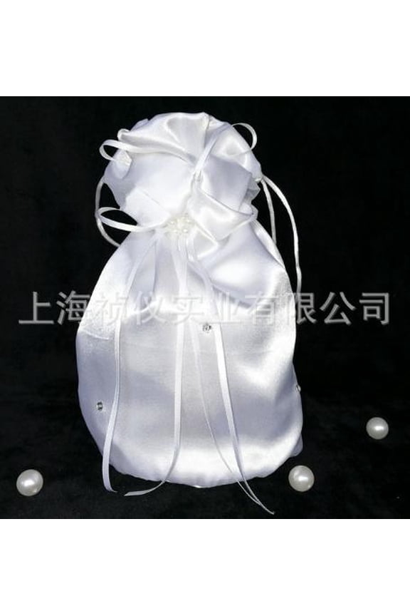 LYTMENT Wedding Day Purse For Bride: Drawstring Bridal Money Bag For Phone Lipstick Keepsake Storage