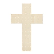 WEUVEB Easy Assemble Wooden Cross Wreath Frame for Holiday and Indoor Decor