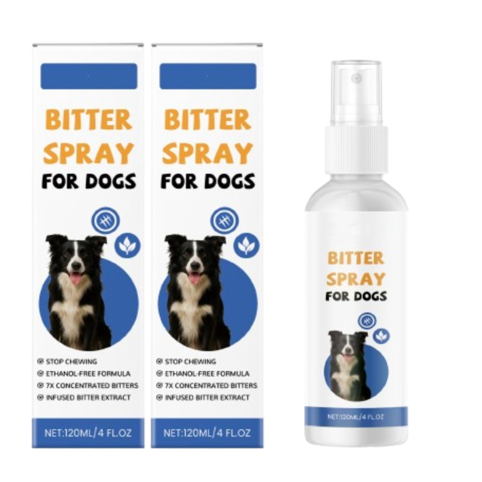 LYTRYCAMEV 2pcs No Chew Bitter Spray Dogs Stop Chewing Licking Biting ...