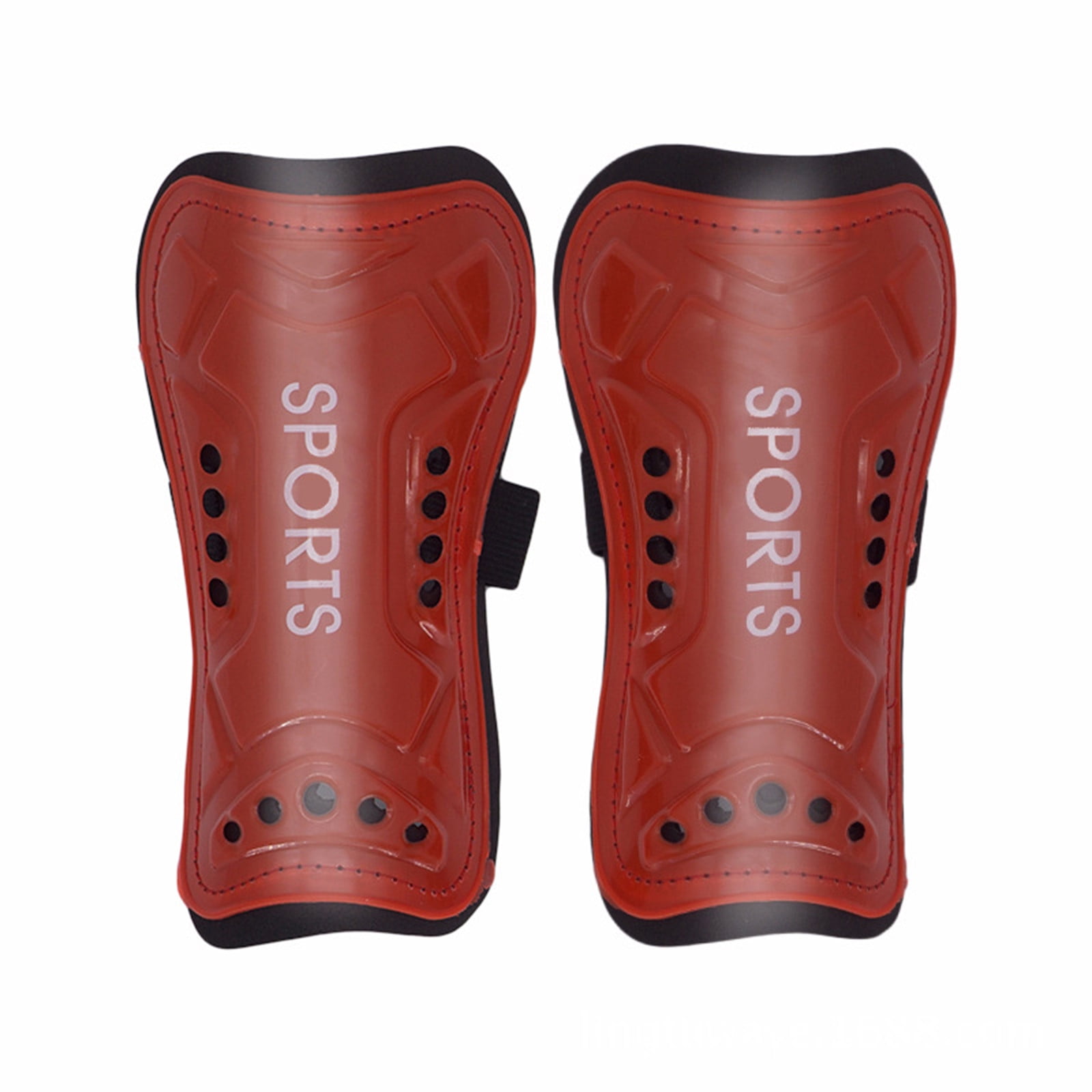Mengdger Youth Soccer Shin Guards - EVA Foam, Spider Web Design, Adjustable Straps, For Kids Age 4-7 - View #2
