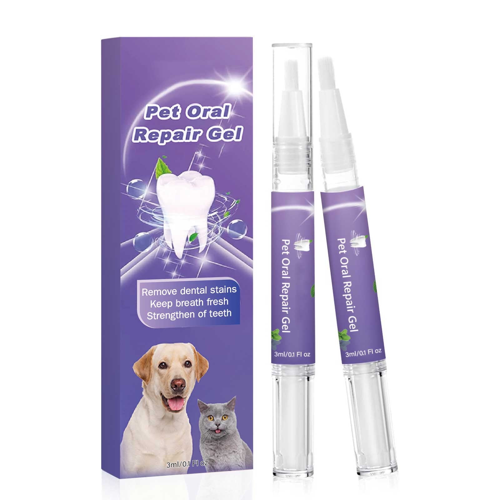 LYTiang 1pc Pet Oral Care Gel Cleaning Gel For Dogs & Cats Pet Oral