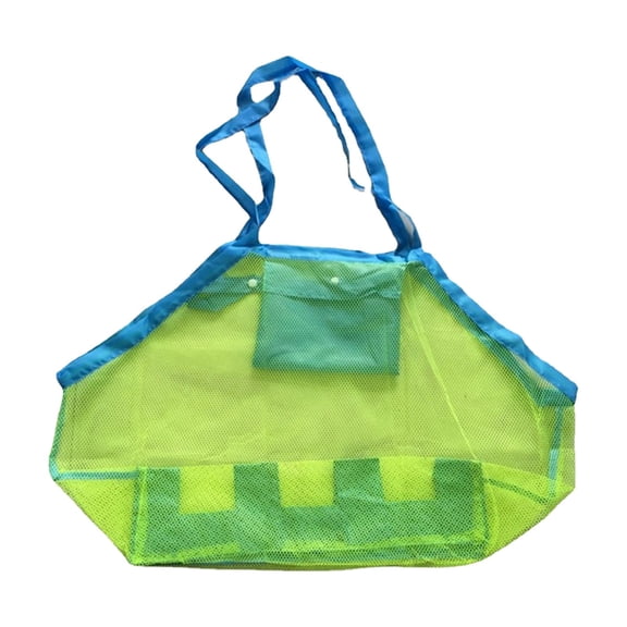 LYTiang 2 Pack Large Beach Toy Bag Kids Sand Toys Storage Bag Sea Bag Beach Toys Tote Bag Beach Pool Gear(Blue) Camping Can