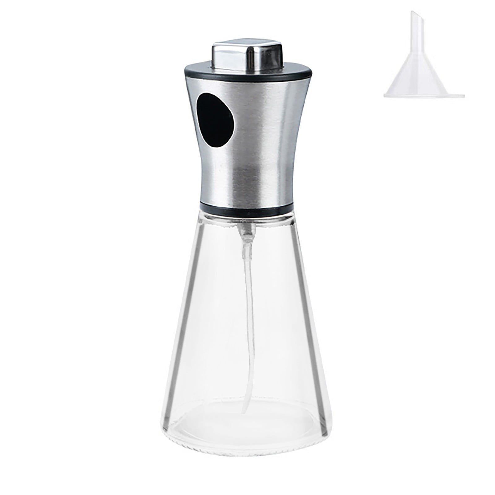 LYTiang 200ml Glass Stainless Steel Cooking Oil Spray Cooking Oil