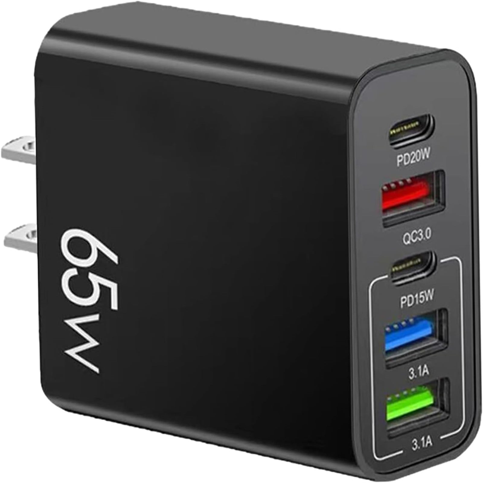 LYTiang 65w Charger PC+ABS Charging Station Compact Wall Charger 2type