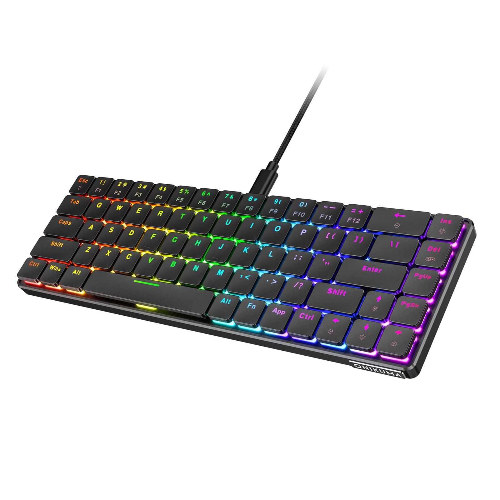 LYTiang 9 Wired Keyboard Compact 69 Key Blue RGB Backlit Mechanical
