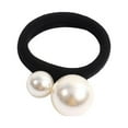 LYTiang Big Pearl Hair Rope Rubber Band Female Hair Head Rope Fixed