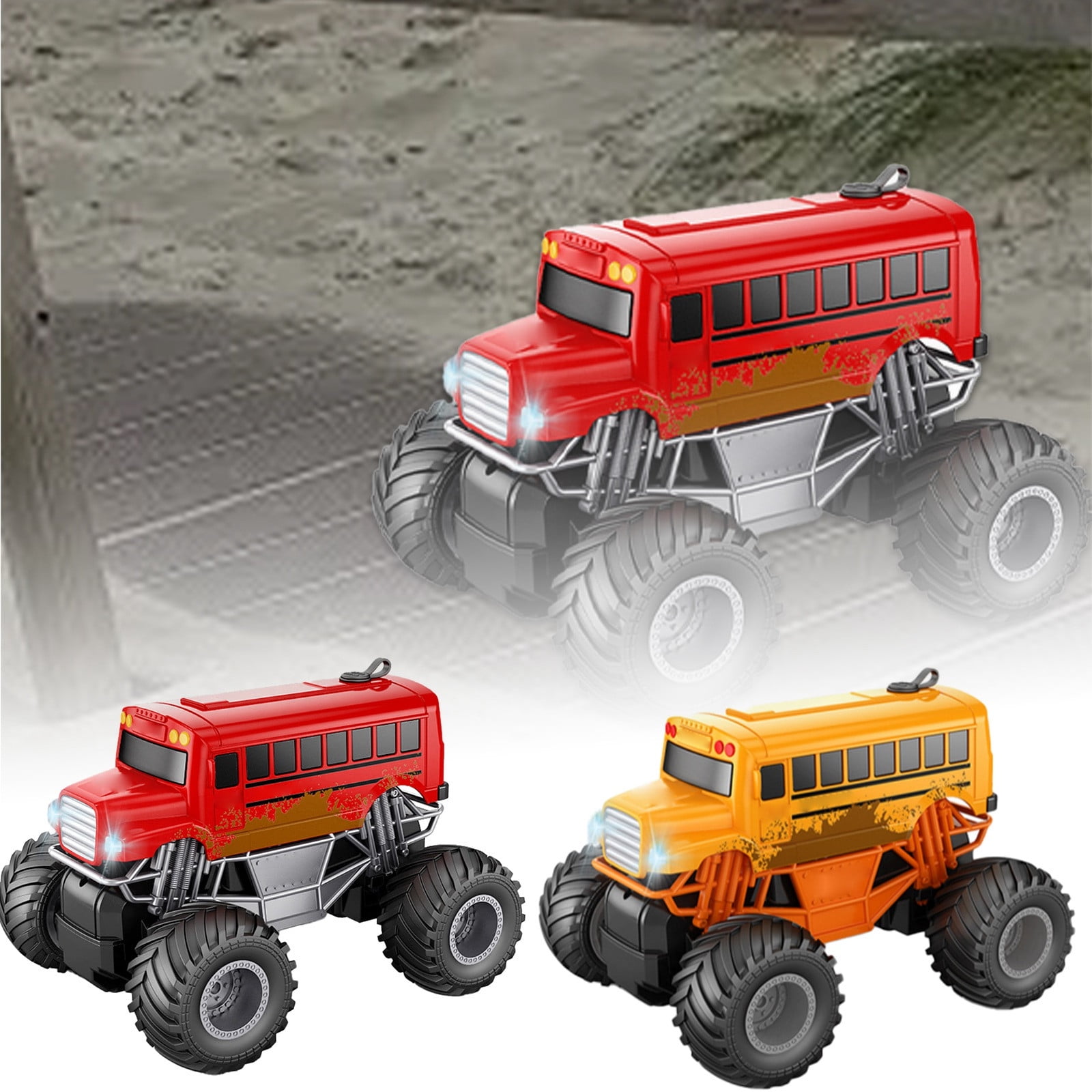 LYTiang Border Spray Remote Control Car Pickup Truck School Bus