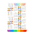 LYTiang Calendar (2025) Sticker Sheet Onto Any Journal Notebook And