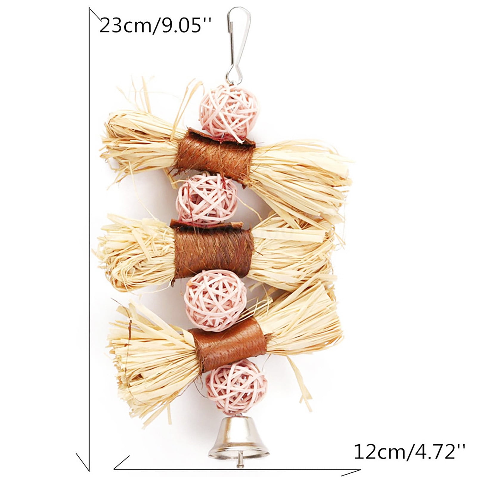 LYTiang Chewing Toy Bird Swing Loofah Vine Small Parrot for Birds