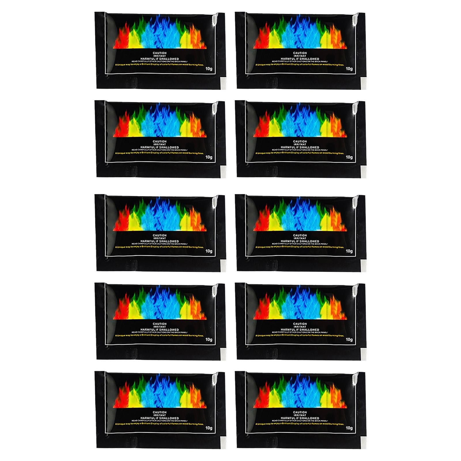 LYTiang Colorful Flame Changing Powder Create Colorful For Fire Outdoor Fireplace Festival