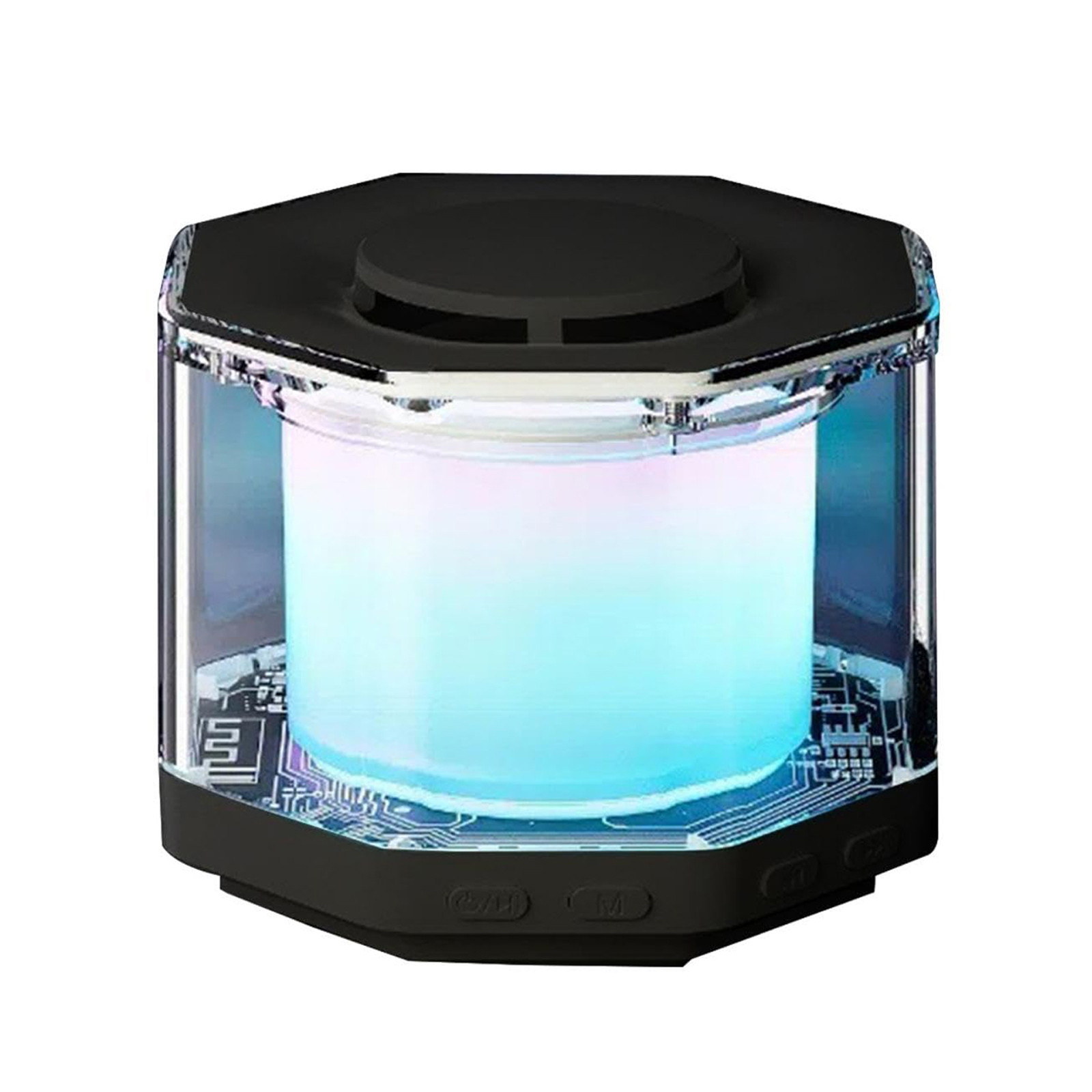 LYTiang Compact Subwoofer Outdoor Mini Wireless Speaker Featuring Glass