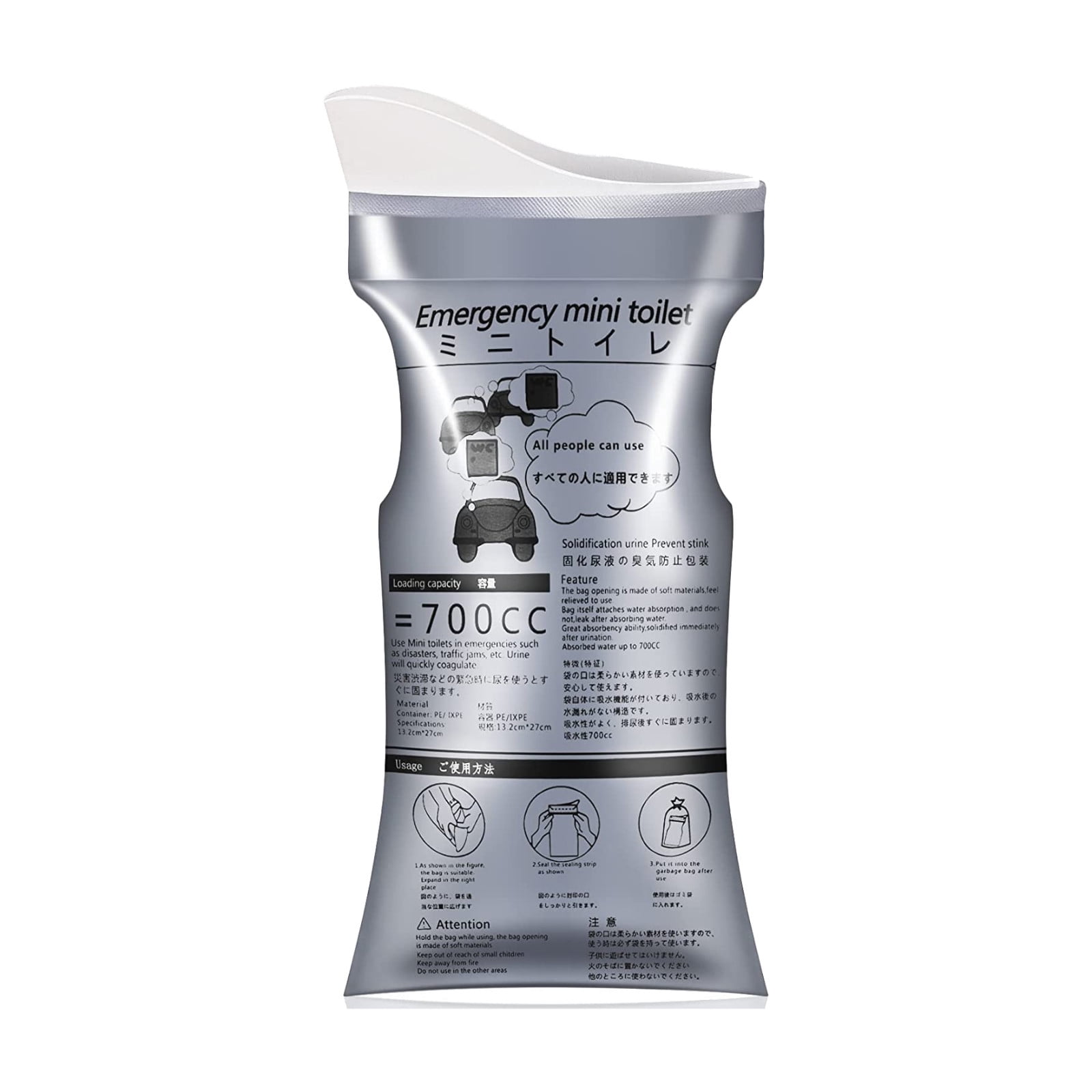 LYTiang Disposable Bag Portable Camping Pee Bags Travel Pee Bags